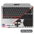 Top Case with Battery and Keyboard (ANSI US) For MacBook Air 13" A3113 (2024) (Genuine OEM) (Space Gray)