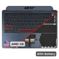 Top Case with Battery and Keyboard (ANSI US) For MacBook Air 13" A3113 (2024) (Genuine OEM) (Midnight)
