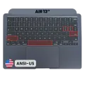 Top Case with Keyboard (ANSI US) For MacBook Air 13" A3240 (2025) (Genuine OEM) (Midnight)