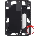 Mid-Frame Housing With Power And Volume Button For iPhone 16 (US Version) (Aftermarket Plus) (Black)
