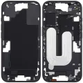 Mid-Frame Housing With Power And Volume Button For iPhone 16 (US Version) (Aftermarket Plus) (Black)
