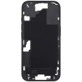 Mid-Frame Housing With Power And Volume Button For iPhone 16 (US Version) (Aftermarket Plus) (Black)