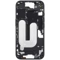 Mid-Frame Housing With Power And Volume Button For iPhone 16 (US Version) (Aftermarket Plus) (Black)