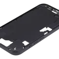 Mid-Frame Housing With Power And Volume Button For iPhone 16 (US Version) (Aftermarket Plus) (Black)