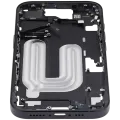 Mid-Frame Housing With Power And Volume Button For iPhone 16 (US Version) (Aftermarket Plus) (Black)