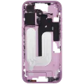 Mid-Frame Housing With Power And Volume Button For iPhone 16 (US Version) (Aftermarket Plus) (Pink)