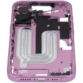 Mid-Frame Housing With Power And Volume Button For iPhone 16 (US Version) (Aftermarket Plus) (Pink)