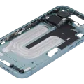 Mid-Frame Housing With Power And Volume Button For iPhone 16 (US Version) (Aftermarket Plus) (Teal)