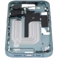 Mid-Frame Housing With Power And Volume Button For iPhone 16 (US Version) (Aftermarket Plus) (Teal)