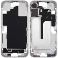 Mid-Frame Housing With Power And Volume Button For iPhone 16 Plus (US Version) (Aftermarket Plus) (White)