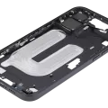 Mid-Frame Housing With Power And Volume Button For iPhone 16 Plus (US Version) (Aftermarket Plus) (Black)