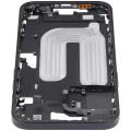 Mid-Frame Housing With Power And Volume Button For iPhone 16 Plus (US Version) (Aftermarket Plus) (Black)