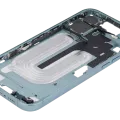 Mid-Frame Housing With Power And Volume Button For iPhone 16 Plus (US Version) (Aftermarket Plus) (Teal)