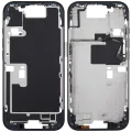 Mid-Frame Housing With Power And Volume Button For iPhone 16 Pro (US Version) (Aftermarket Plus) (Black Titanium)