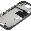 Mid-Frame Housing With Power And Volume Button For iPhone 16 Pro (US Version) (Aftermarket Plus) (Black Titanium)