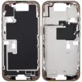 Mid-Frame Housing With Power And Volume Button For iPhone 16 Pro (US Version) (Aftermarket Plus) (Desert Titanium)