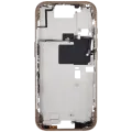 Mid-Frame Housing With Power And Volume Button For iPhone 16 Pro (US Version) (Aftermarket Plus) (Desert Titanium)