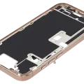Mid-Frame Housing With Power And Volume Button For iPhone 16 Pro (US Version) (Aftermarket Plus) (Desert Titanium)