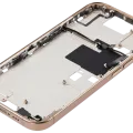 Mid-Frame Housing With Power And Volume Button For iPhone 16 Pro (US Version) (Aftermarket Plus) (Desert Titanium)