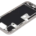 Mid-Frame Housing With Power And Volume Button For iPhone 16 Pro (US Version) (Aftermarket Plus) (Natural Titanium)
