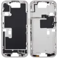 Mid-Frame Housing With Power And Volume Button For iPhone 16 Pro (US Version) (Aftermarket Plus) (White Titanium)