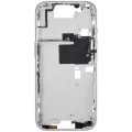 Mid-Frame Housing With Power And Volume Button For iPhone 16 Pro (US Version) (Aftermarket Plus) (White Titanium)