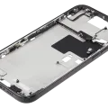 Mid-Frame Housing With Power And Volume Button For iPhone 16 Pro Max (US Version) (Aftermarket Plus) (Black Titanium)