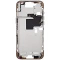 Mid-Frame Housing With Power And Volume Button For iPhone 16 Pro Max (US Version) (Aftermarket Plus) (Desert Titanium)