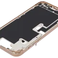 Mid-Frame Housing With Power And Volume Button For iPhone 16 Pro Max (US Version) (Aftermarket Plus) (Desert Titanium)