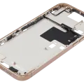 Mid-Frame Housing With Power And Volume Button For iPhone 16 Pro Max (US Version) (Aftermarket Plus) (Desert Titanium)