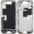 Mid-Frame Housing With Power And Volume Button For iPhone 16 Pro Max (US Version) (Aftermarket Plus) (Natural Titanium)