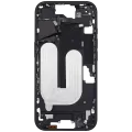Mid-Frame Housing With Power And Volume Button For iPhone 16 (EU / Global Version) (Aftermarket Plus) (Black)