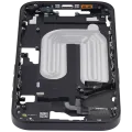Mid-Frame Housing With Power And Volume Button For iPhone 16 (EU / Global Version) (Aftermarket Plus) (Black)