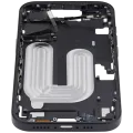 Mid-Frame Housing With Power And Volume Button For iPhone 16 (EU / Global Version) (Aftermarket Plus) (Black)