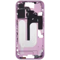 Mid-Frame Housing With Power And Volume Button For iPhone 16 (EU / Global Version) (Aftermarket Plus) (Pink)