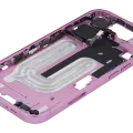 Mid-Frame Housing With Power And Volume Button For iPhone 16 (EU / Global Version) (Aftermarket Plus) (Pink)