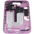 Mid-Frame Housing With Power And Volume Button For iPhone 16 (EU / Global Version) (Aftermarket Plus) (Pink)