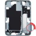 Mid-Frame Housing With Power And Volume Button For iPhone 16 (EU / Global Version) (Aftermarket Plus) (Teal)