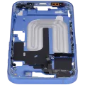 Mid-Frame Housing With Power And Volume Button For iPhone 16 (EU / Global Version) (Aftermarket Plus) (Ultramarine)