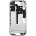 Mid-Frame Housing With Power And Volume Button For iPhone 16 (EU / Global Version) (Aftermarket Plus) (White)