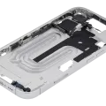 Mid-Frame Housing With Power And Volume Button For iPhone 16 (EU / Global Version) (Aftermarket Plus) (White)