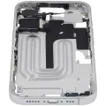 Mid-Frame Housing With Power And Volume Button For iPhone 16 (EU / Global Version) (Aftermarket Plus) (White)