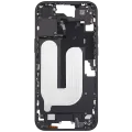 Mid-Frame Housing With Power And Volume Button For iPhone 16 Plus (EU / Global Version) (Aftermarket Plus) (Black)