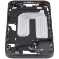 Mid-Frame Housing With Power And Volume Button For iPhone 16 Plus (EU / Global Version) (Aftermarket Plus) (Black)