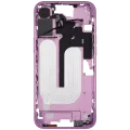 Mid-Frame Housing With Power And Volume Button For iPhone 16 Plus (EU / Global Version) (Aftermarket Plus) (Pink)