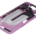 Mid-Frame Housing With Power And Volume Button For iPhone 16 Plus (EU / Global Version) (Aftermarket Plus) (Pink)