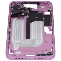 Mid-Frame Housing With Power And Volume Button For iPhone 16 Plus (EU / Global Version) (Aftermarket Plus) (Pink)