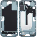 Mid-Frame Housing With Power And Volume Button For iPhone 16 Plus (EU / Global Version) (Aftermarket Plus) (Teal)