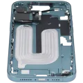 Mid-Frame Housing With Power And Volume Button For iPhone 16 Plus (EU / Global Version) (Aftermarket Plus) (Teal)
