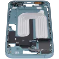 Mid-Frame Housing With Power And Volume Button For iPhone 16 Plus (EU / Global Version) (Aftermarket Plus) (Teal)